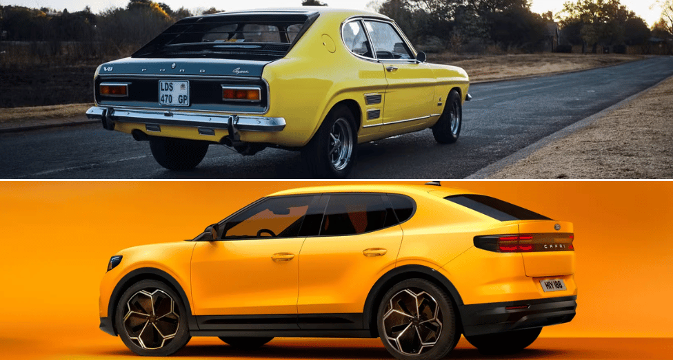 Ford Capri Reborn A Classic Icon in a New Electric Era - Classic Ford Capri and 2025 Ford Capri EV
