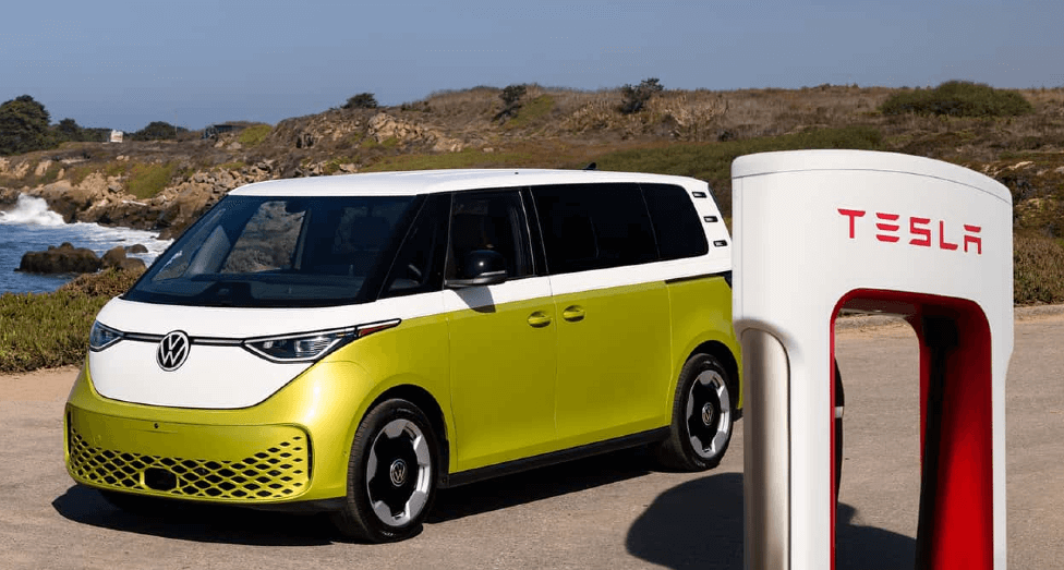 Volkswagen Tesla Supercharger access