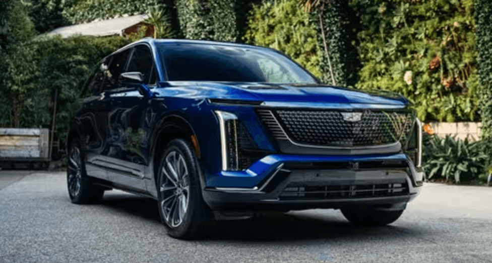 Cadillac Vistiq Mondrian graphic